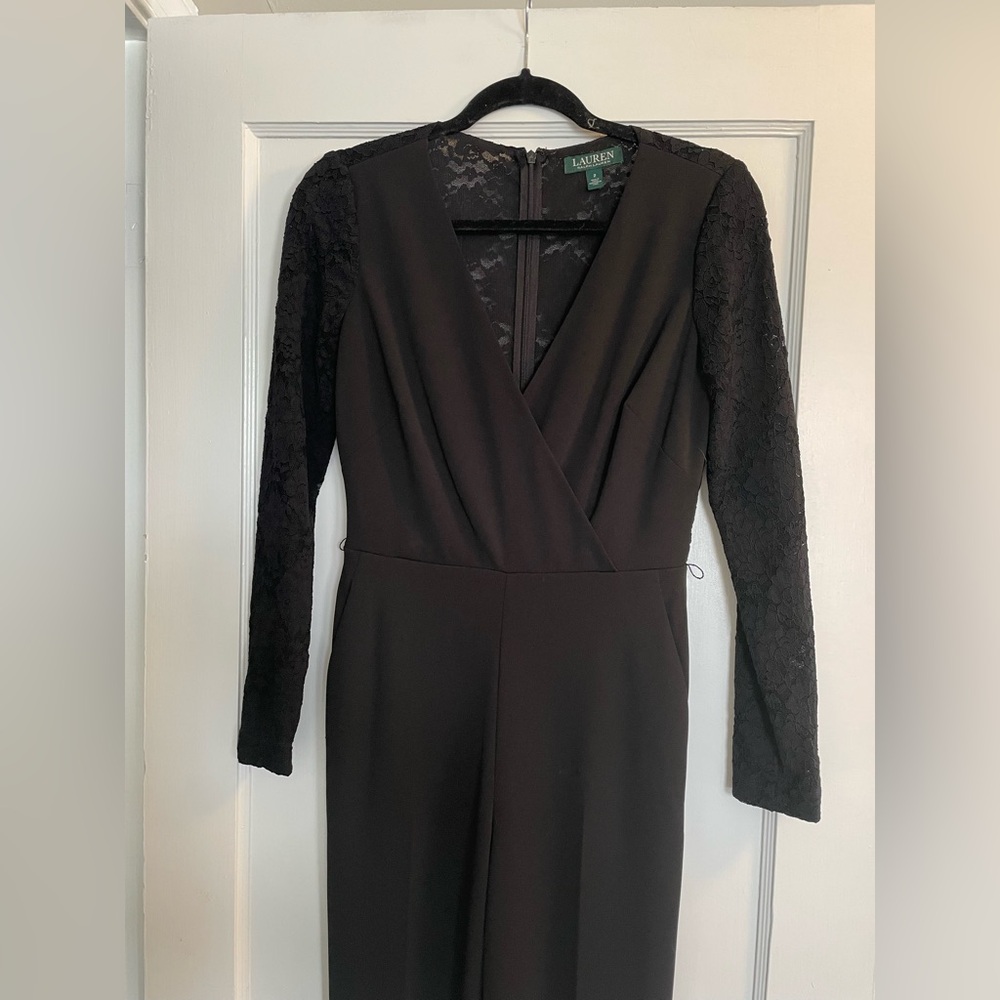 Ralph Lauren Black Long Sleeve Dress